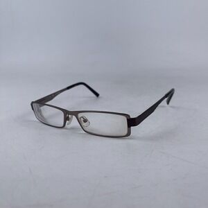 JK London M08 8138 Womens Eyeglasses Frame Black Metal Rectangle 48-15-135mm